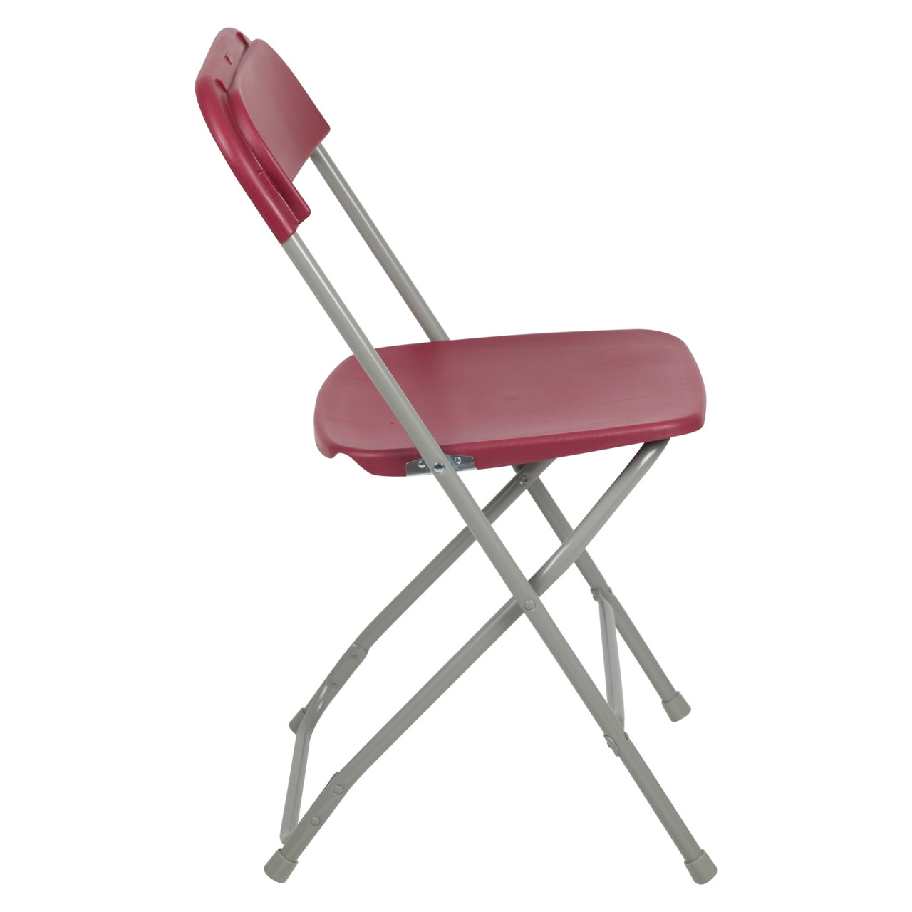 Hercules  Series Plastic Folding Chair - Red - 6 Pack Comfortable Event Chair-Lightweight Folding Chair