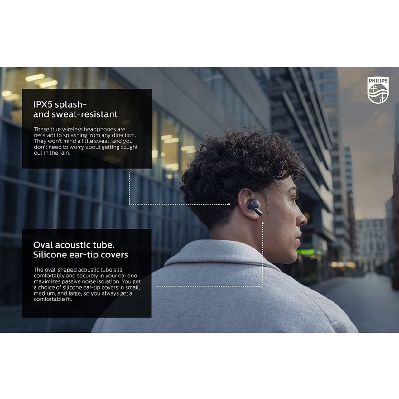 Philips TAT5505BK/00 In-ear true wireless headphone