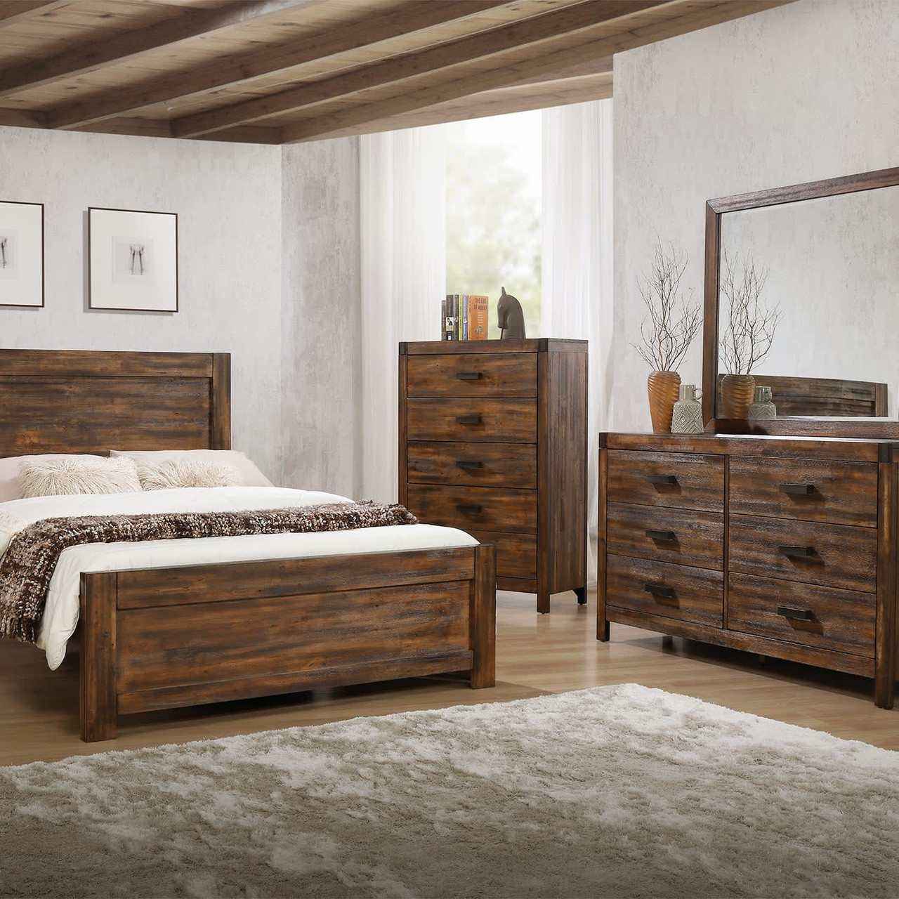 Wyatt Collection King Storage Bedroom Set