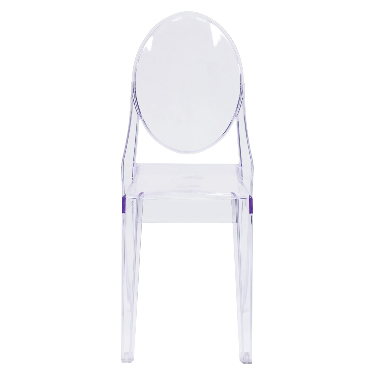 4 Pack Ghost Side Chair in Transparent Crystal