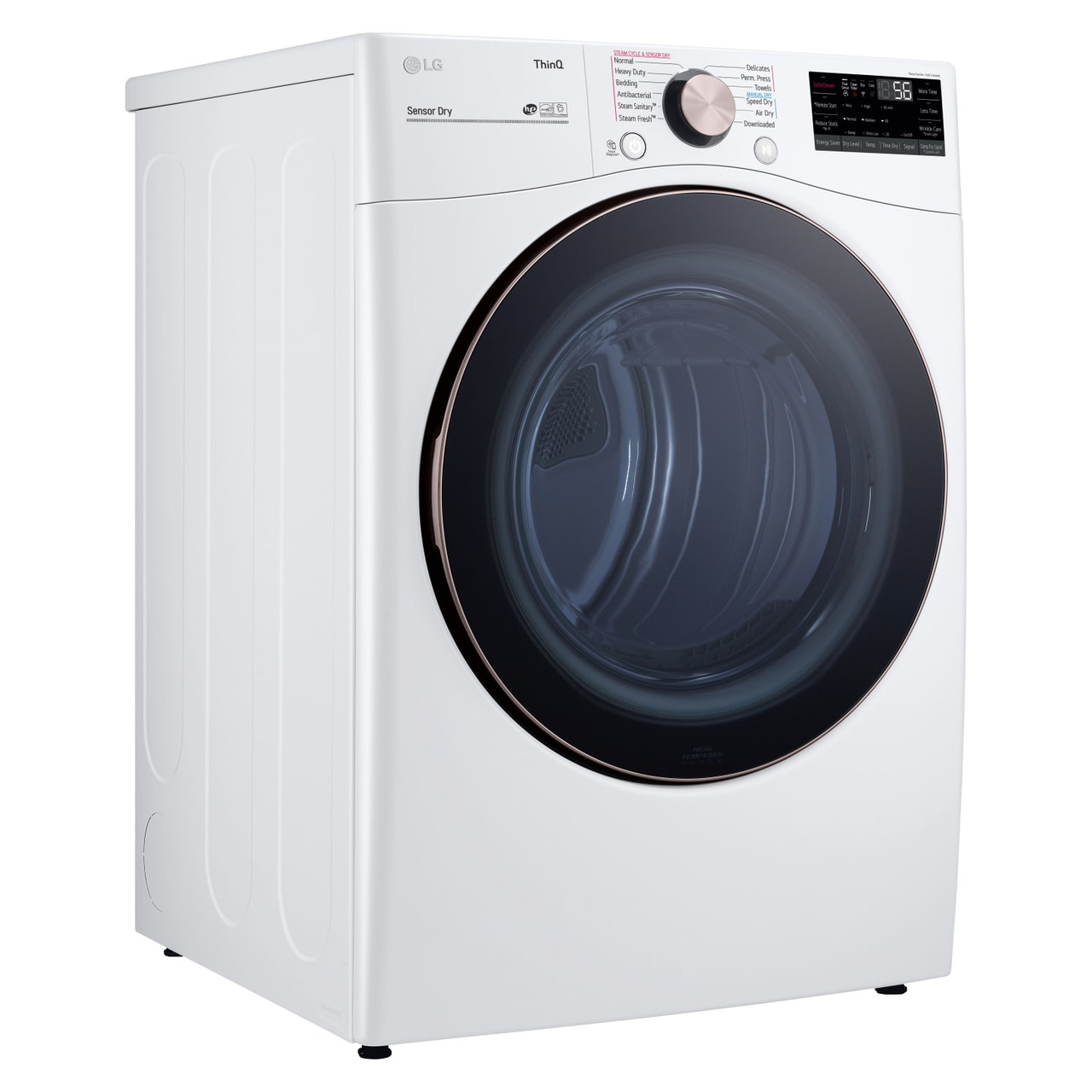 LG 7.4 cu. ft. Ultra Large Capacity Smart wi-fi Enabled Front Load Gas Dryer with TurboSteam™ and Built-In Intelligence