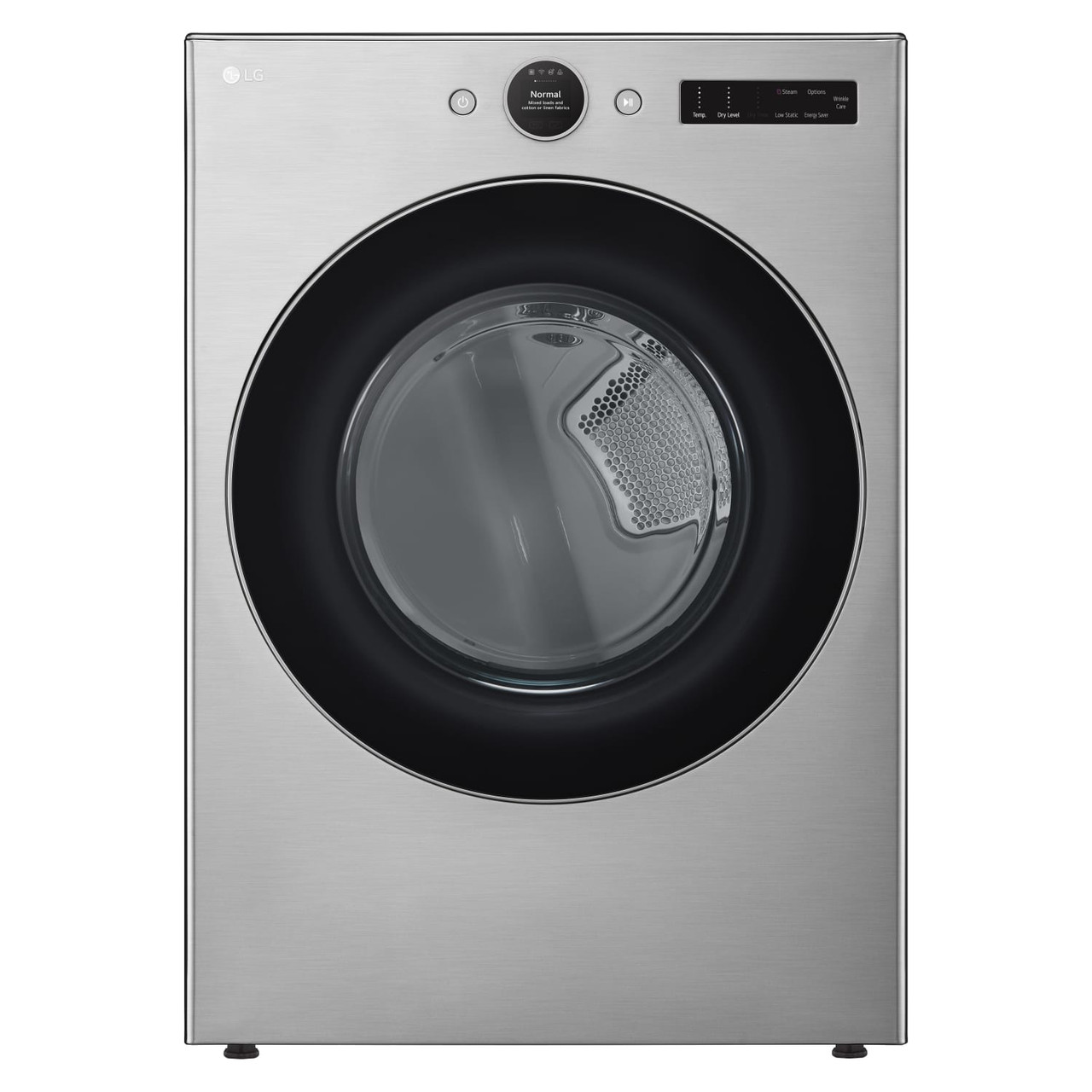 LG 7.4 cu. ft. Ultra Large Capacity Smart Front Load Electric Energy Star Dryer with Sensor Dry & Steam Technology - DLEX5500V