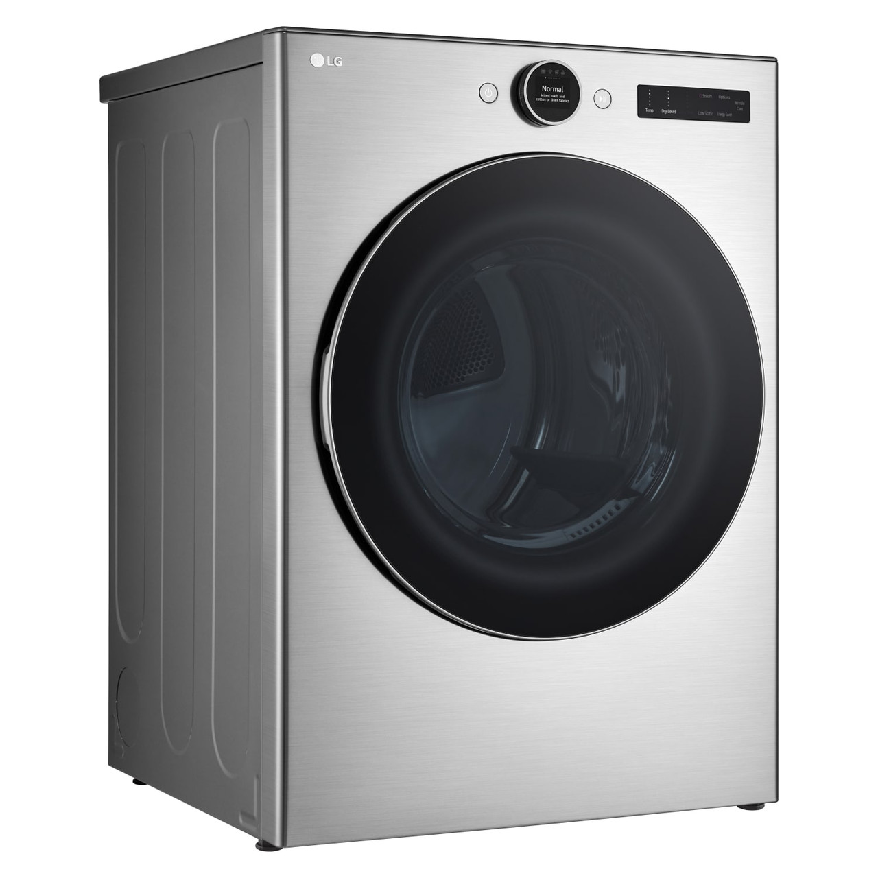 LG 7.4 cu. ft. Ultra Large Capacity Smart Front Load Electric Energy Star Dryer with Sensor Dry & Steam Technology - DLEX5500V