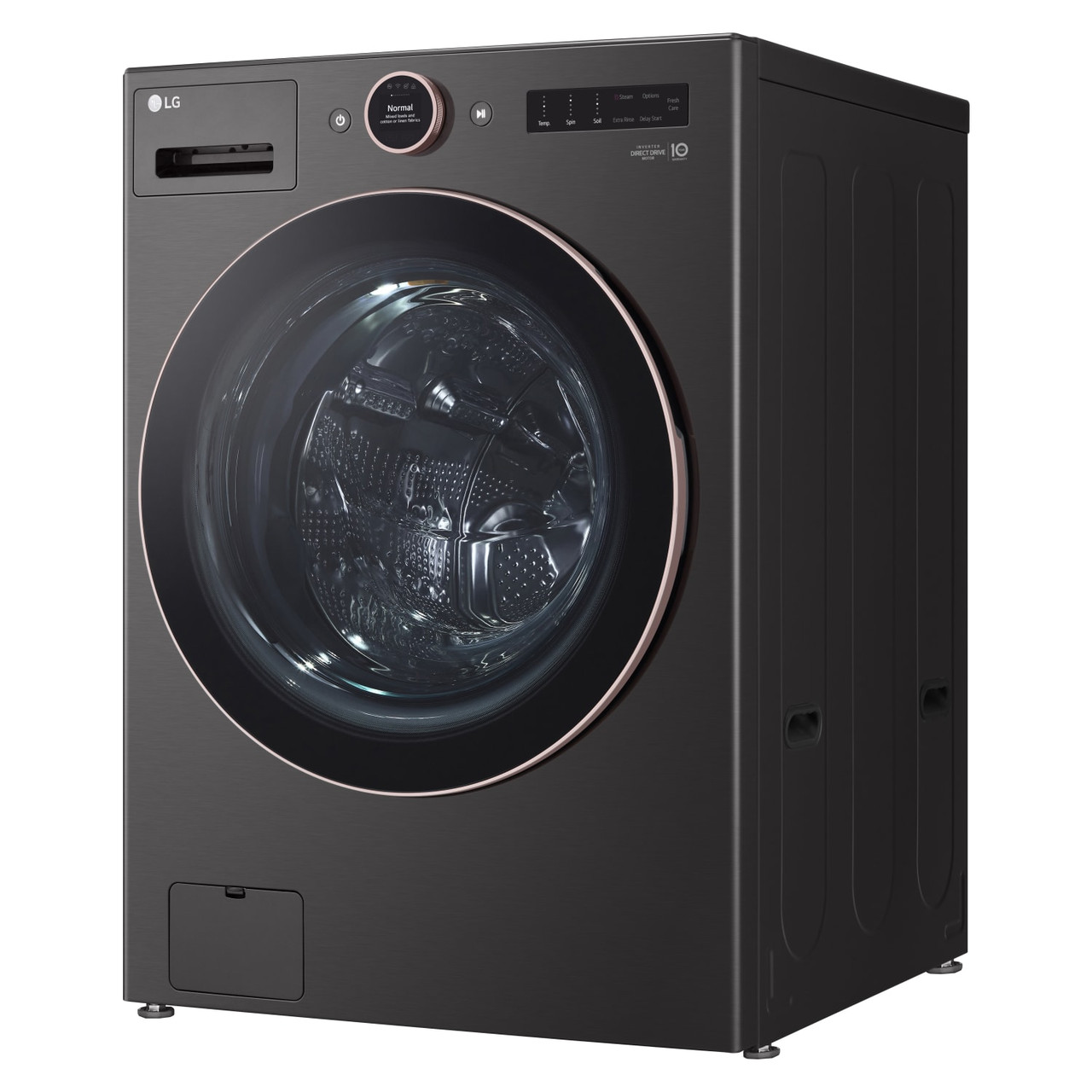 LG 5.0 cu. ft. Mega Capacity Smart Front Load Energy Star Washer with TurboWash® 360° and AI DD® Built-In Intelligence -WM6500HBA