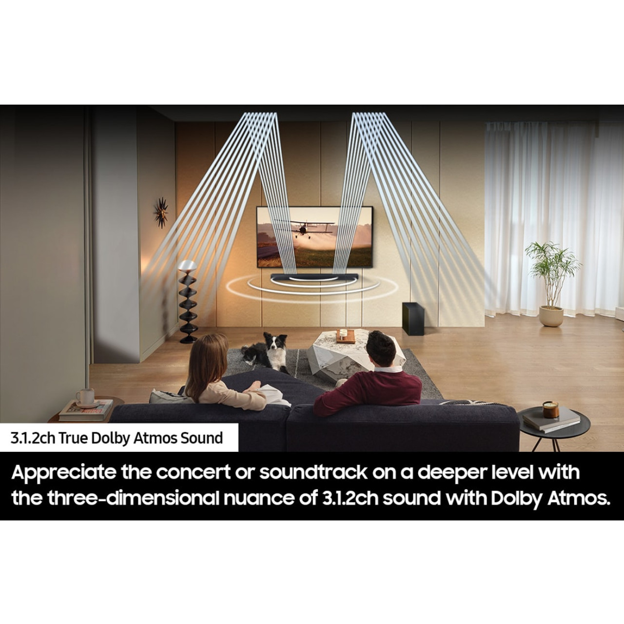 Samsung Q-Series 3.1.2 Channel Wireless Dolby Atmos Soundbar W/ Q-Symphony (2023) - HWQ700CZA