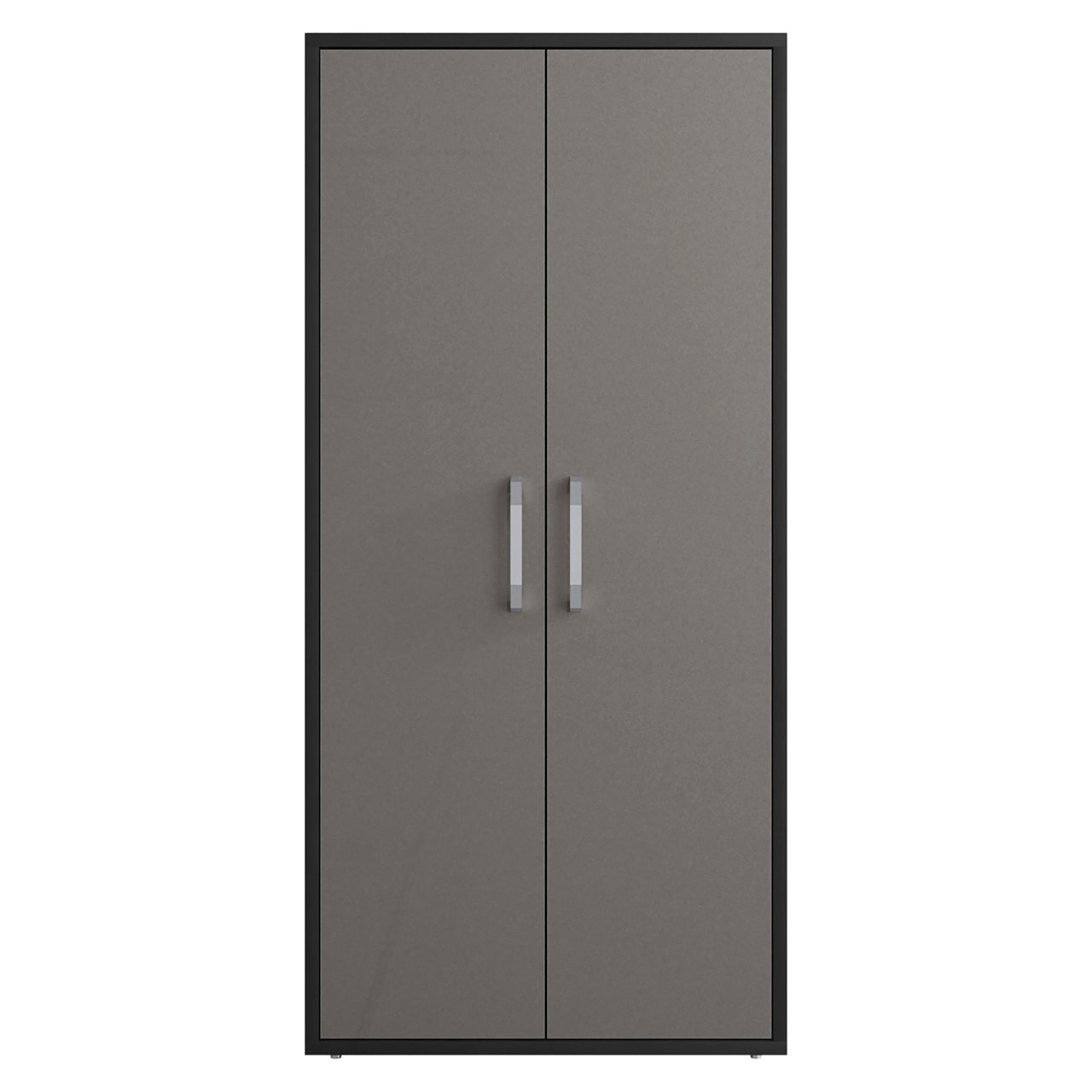 Eiffel 73.43” Garage Cabinet with 4 Adjustable Shelves in Gray Gloss