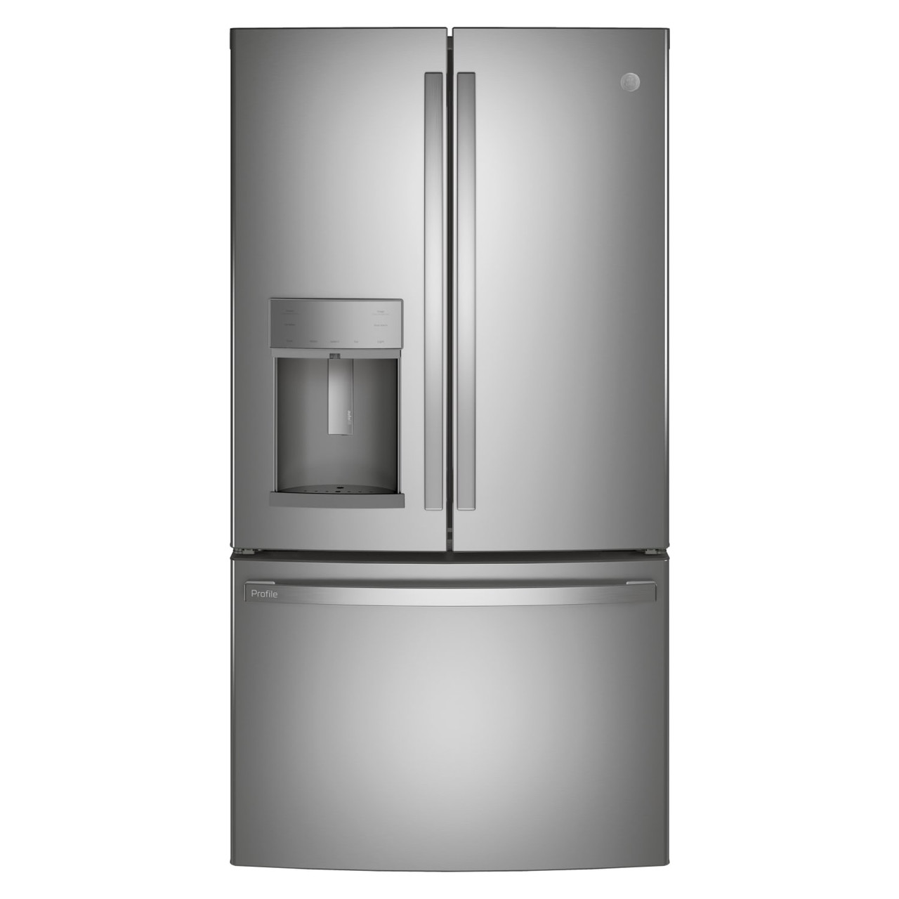 GE Profile™ Series ENERGY STAR® 22.1 Cu. Ft. Counter-Depth Fingerprint Resistant French-Door Refrigerator with Hands-Free AutoFill - PYE22KYNFS