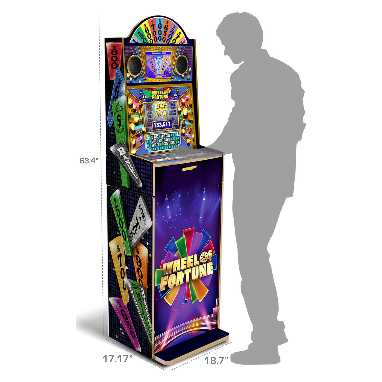 Buy Wheel of Fortune Casinocade Deluxe Arcade Game