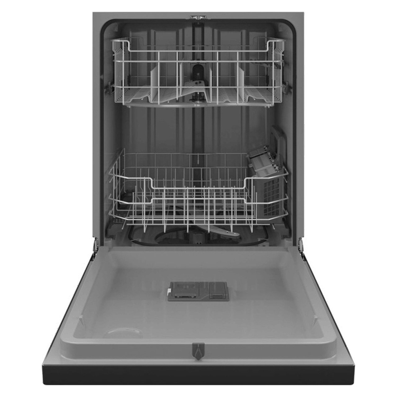 GE Front Control Built-In Dishwasher with Sanitize Cycle & Dry Boost - GDF550PGRBB