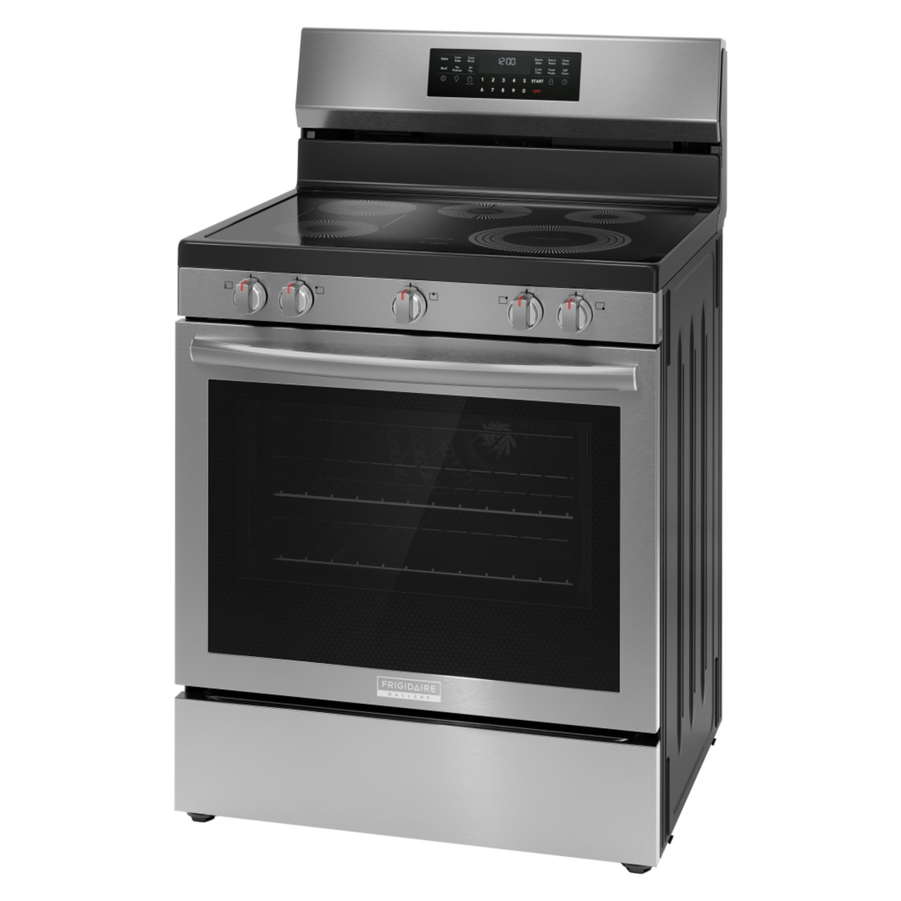 Frigidaire Gallery 30” Rear Control Electric Range with Total Convection - GCRE3060BF