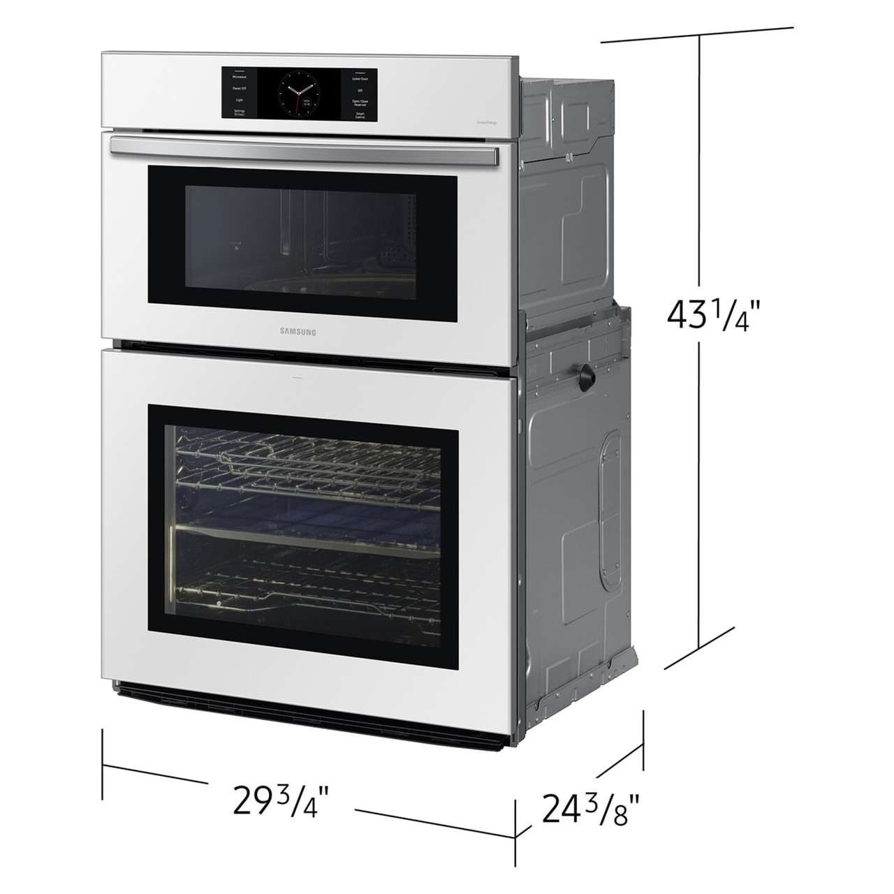 Samsung Bespoke 30” Microwave Combination Wall Oven with Flex Duo™ - NQ70CB700D12