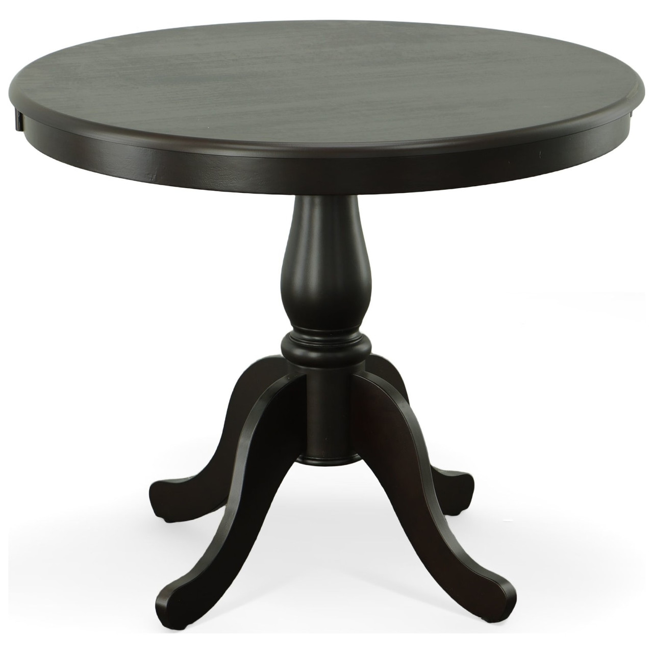 Fairview 36” Round Pedestal Dining Table, Espresso
