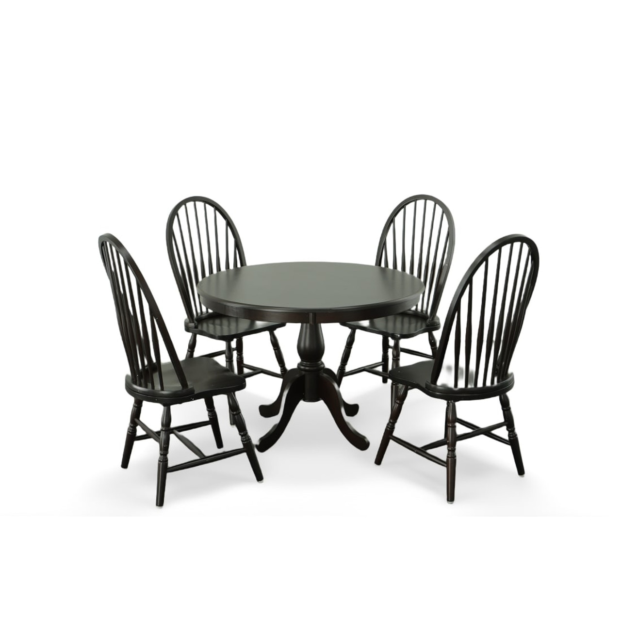 Fairview 42” Round Pedestal Dining Table, Espresso