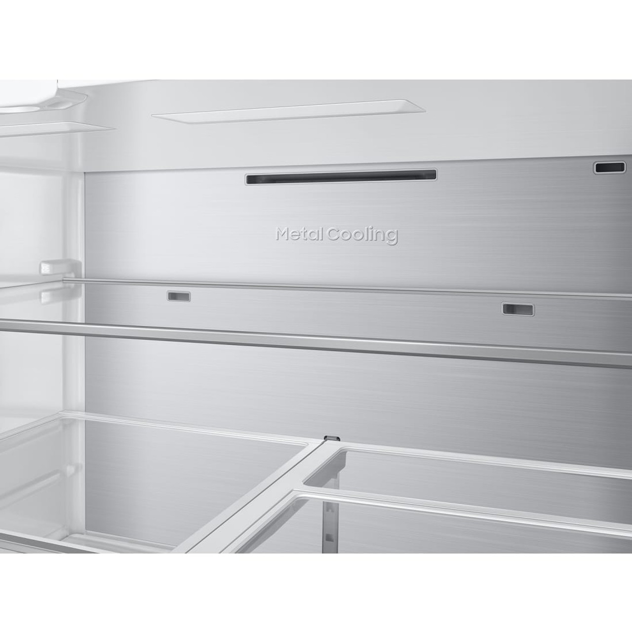 Samsung Bespoke 4-Door French Door Refrigerator (29 cu. ft.) with Family Hub White Glass - RF29BB890012