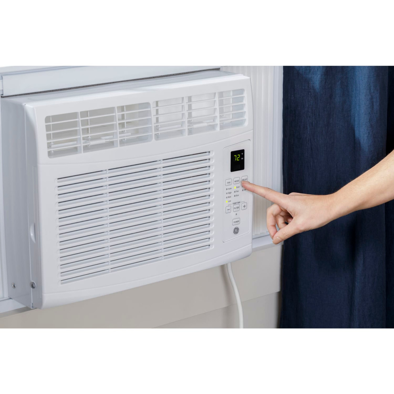 GE® 6,000 BTU Electronic Window Air Conditioner for Small Rooms up to 250 sq ft.