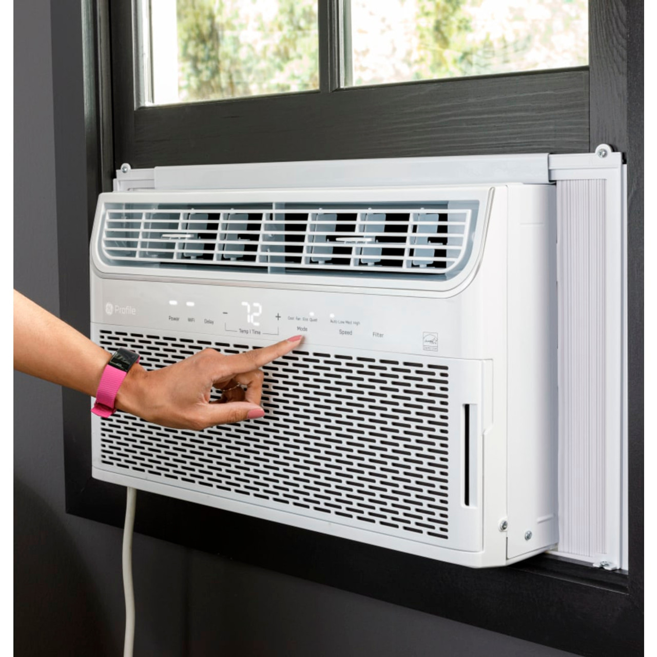 GE Profile ENERGY STAR® 10,000 BTU Inverter Smart Ultra Quiet Window Air Conditioner for Medium Rooms up to 450 sq. ft.