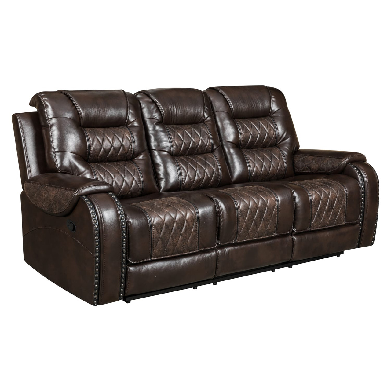 Valenca Dark Chocolate Sofa and Loveseat