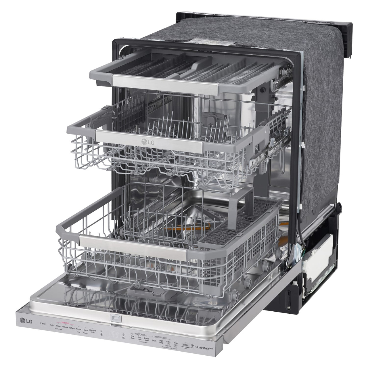 LG Top Control Smart wi-fi Enabled Dishwasher with QuadWash™ and TrueSteam