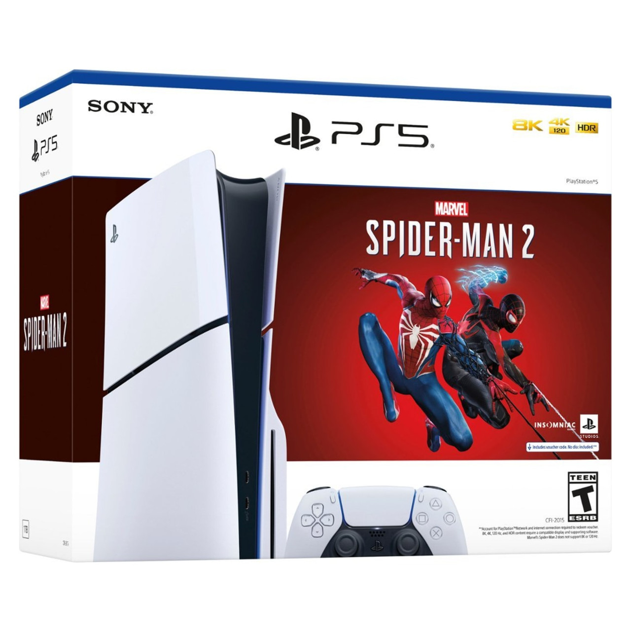 Sony PlayStation 5 Spiderman 2 Slim PS5 Bundle - PS5SPIDEYBUNDL2