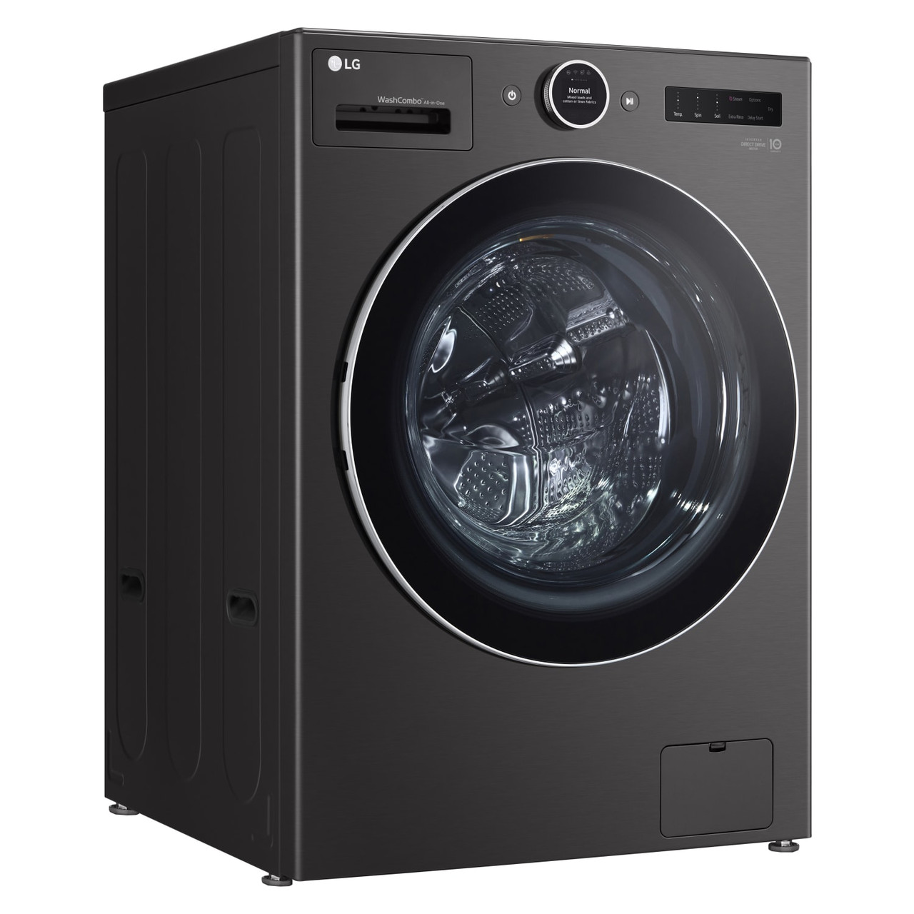 LG 5.0 cu. ft. Mega Capacity Smart WashCombo™ All-in-One Washer/Dryer with Inverter HeatPump™ Technology and Direct Drive Motor - WM6998HBA