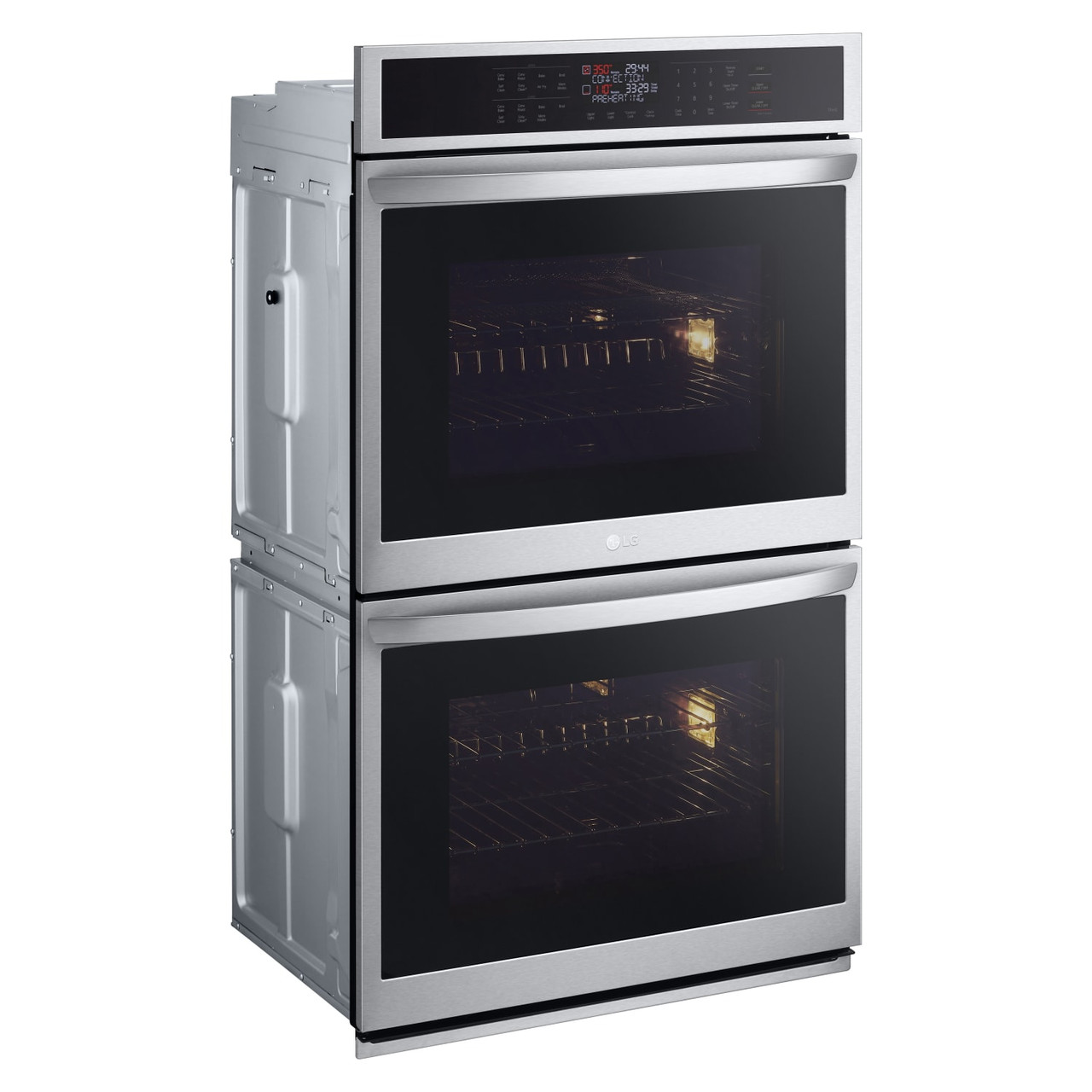 LG 30” Smart Double Wall Oven with Convection and Air Fry - WDEP9423F