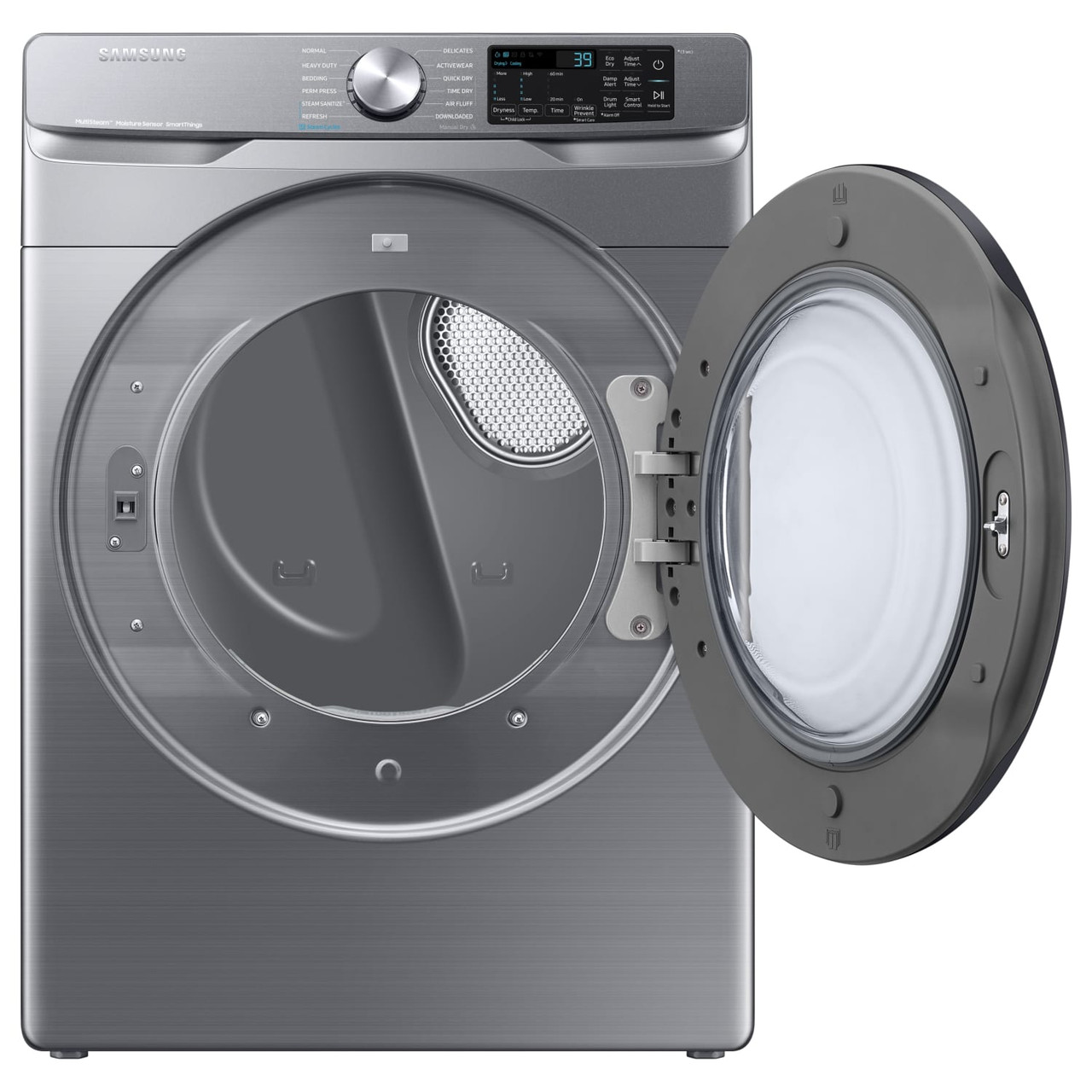 Samsung 7.5 Cu. Ft. Electric Dryer with Steam Sanitize+ in Platinum - DVE45B6300P