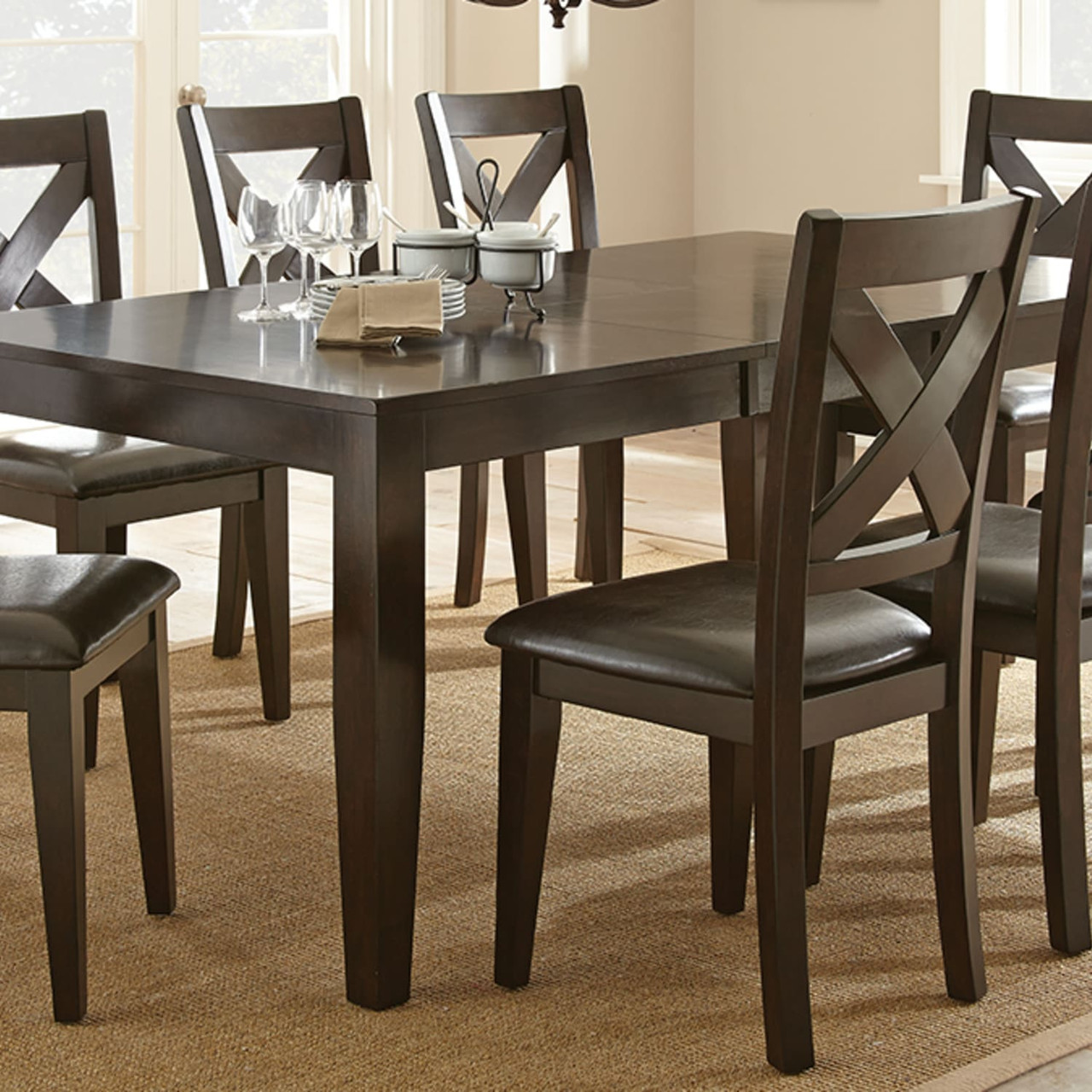 Crosspointe Dining - Counter Table & 4 Chairs