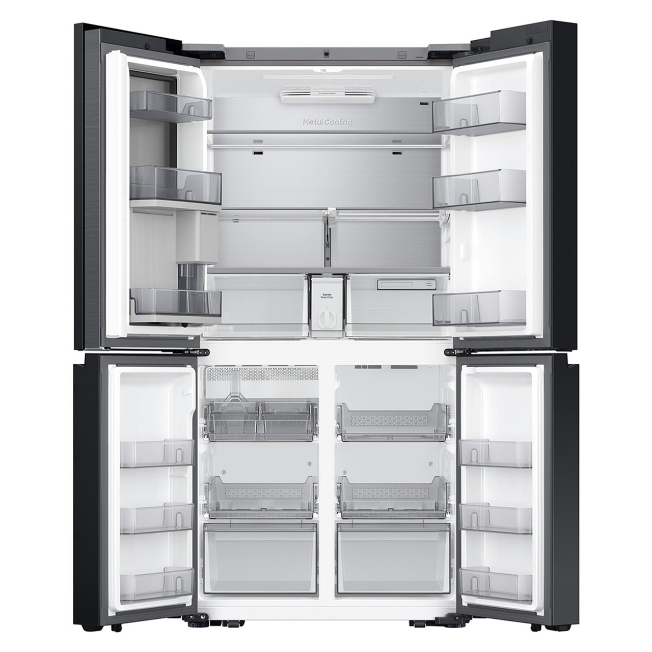 Samsung Bespoke 4-Door Flex™ Refrigerator 29 cu. ft. with AI Family Hub+™ and AI Vision Inside™ - RF29DB9900QD