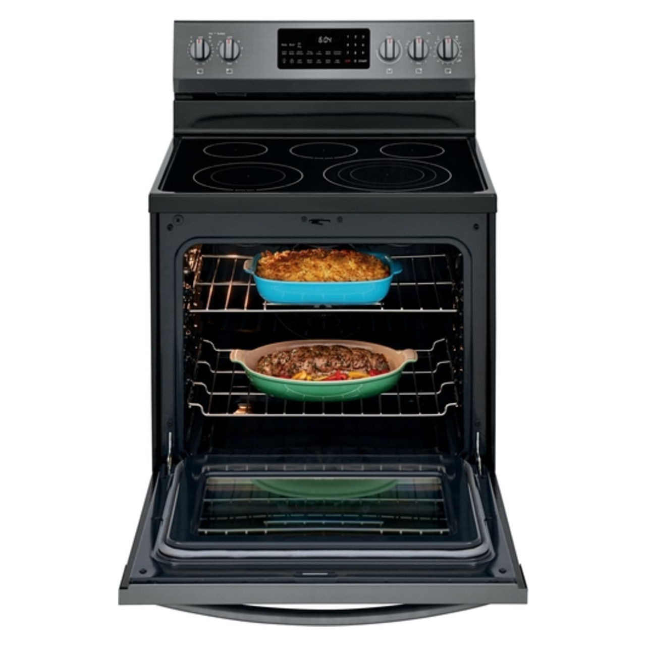 Frigidaire Gallery 30” Freestanding Electric Range w Air Fry - GCRE3060AD