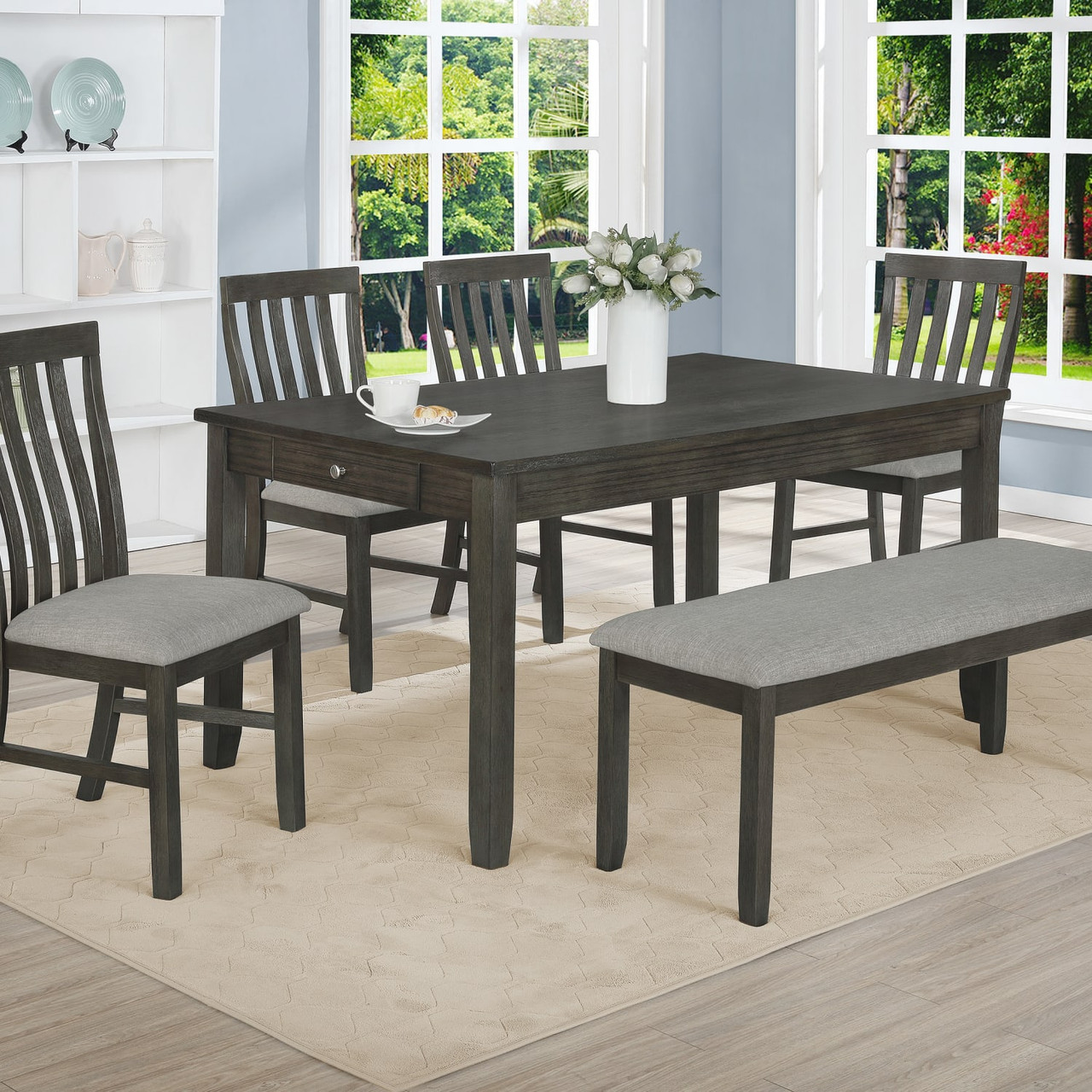 Julian Gray Dining Set