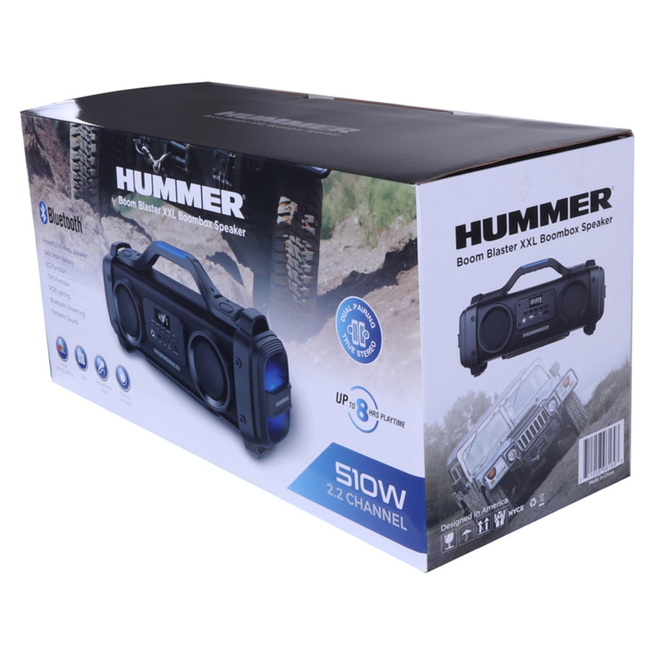 HUMMER® Boom Blaster XXL Boombox Speaker  - BOOMBLASTERXXL