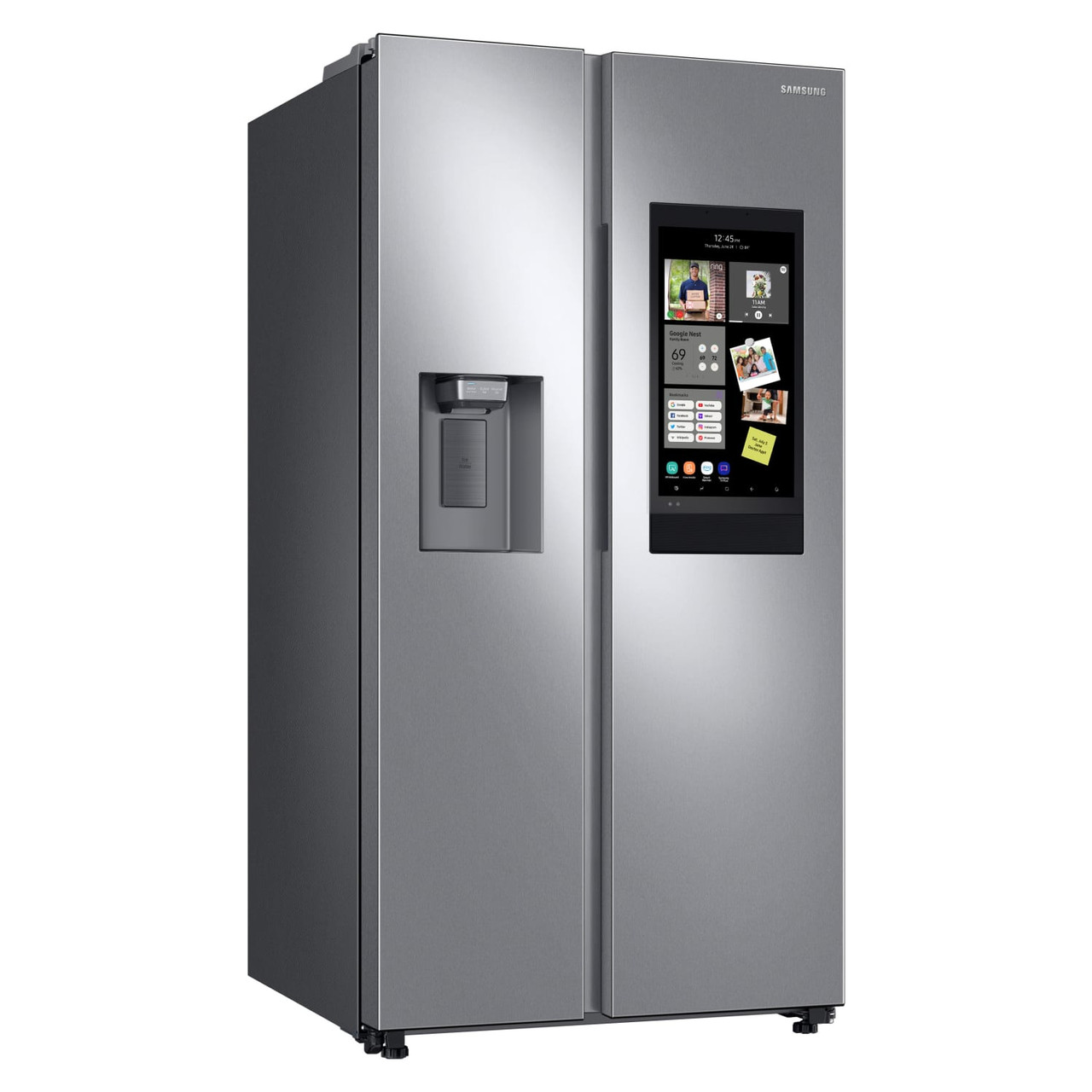 Samsung 26.7 cu. ft. Family Hub Side by Side Smart Refrigerator - RS27T5561SR