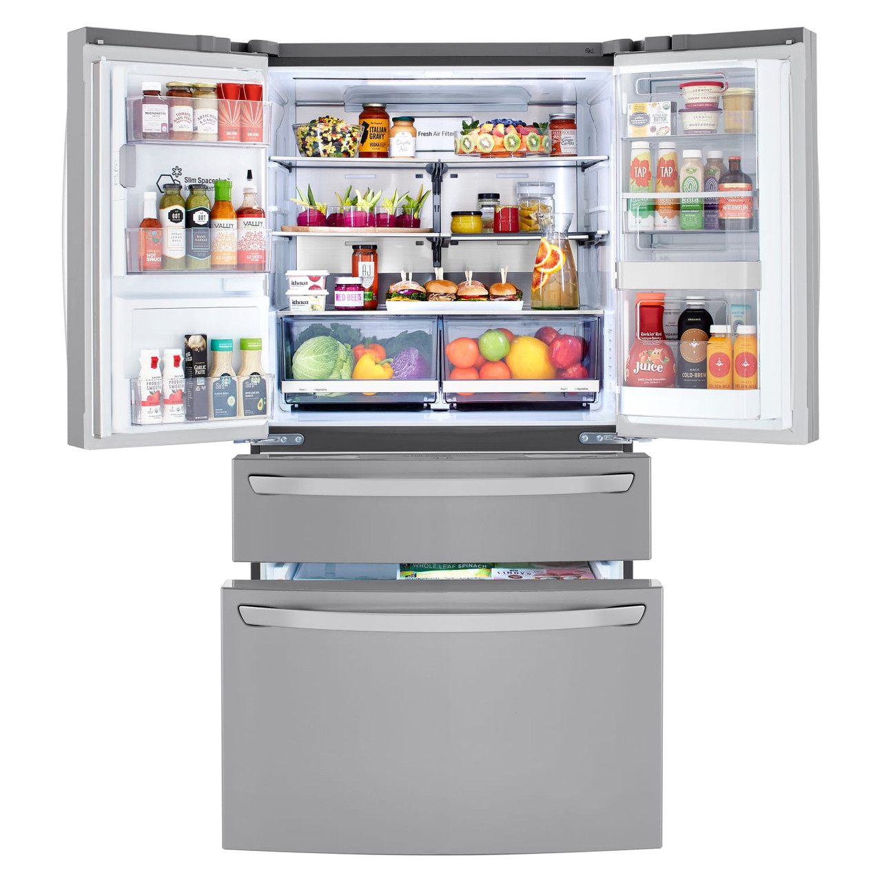 LRMDS3006S, LG, 30 cu. ft. Smart Refrigerator with Craft Ice™