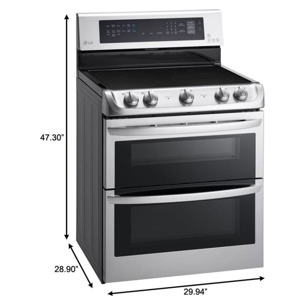 LG 7.3 cu. ft. Electric Double Oven Range - LDE4413ST