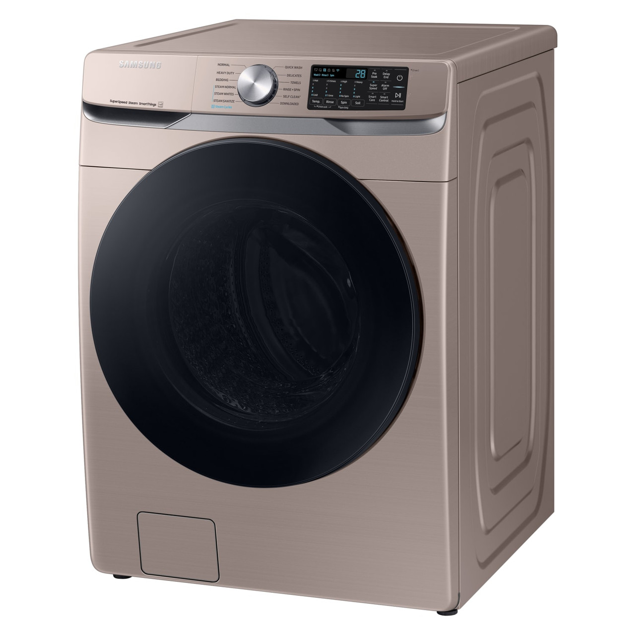 Samsung 4.5 cu. ft. Front Load Washer with Super Speed Wash in Champagne - WF45B6300AC