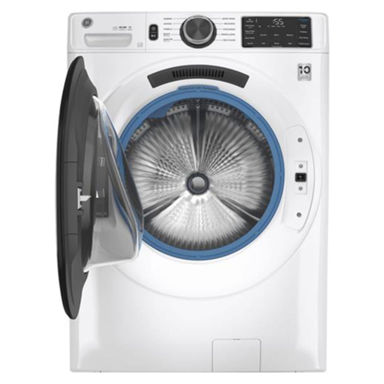 GE® 4.8 cu. ft. Front Load Washer with UltraFresh Vent System - GFW550SSNWW