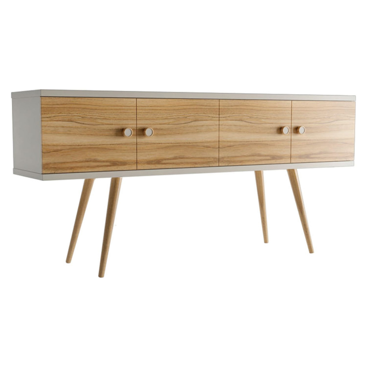 Theodore 60.0” Sideboard in Off White and Cinnamon