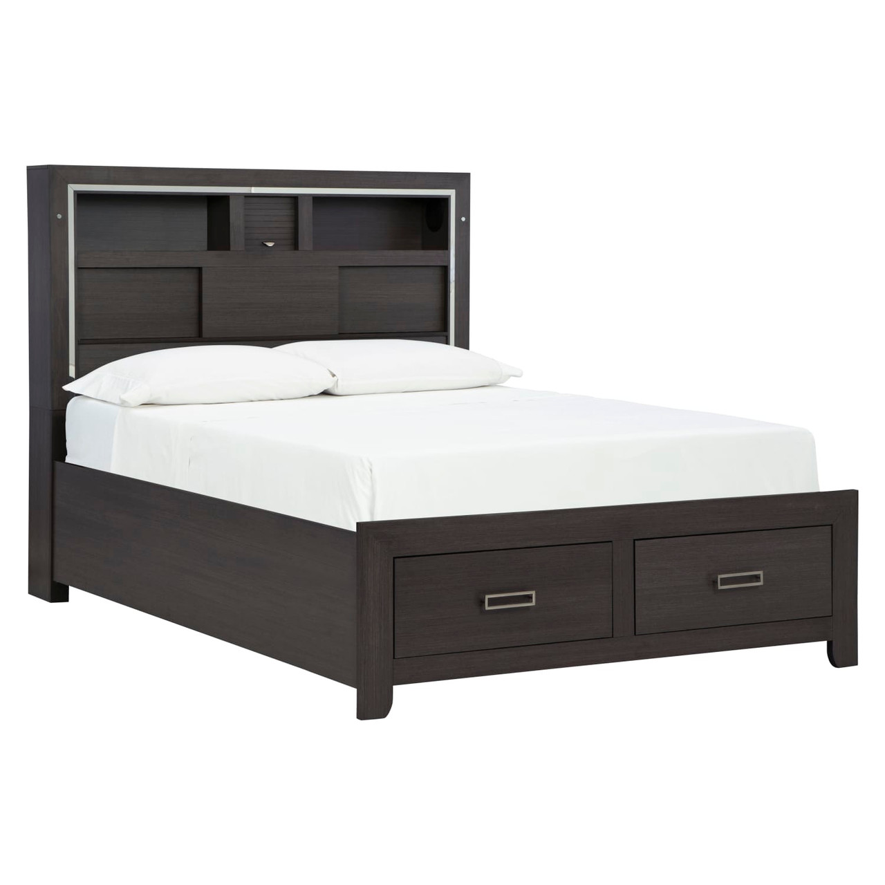 Rhapsody Collection Gray King Bed