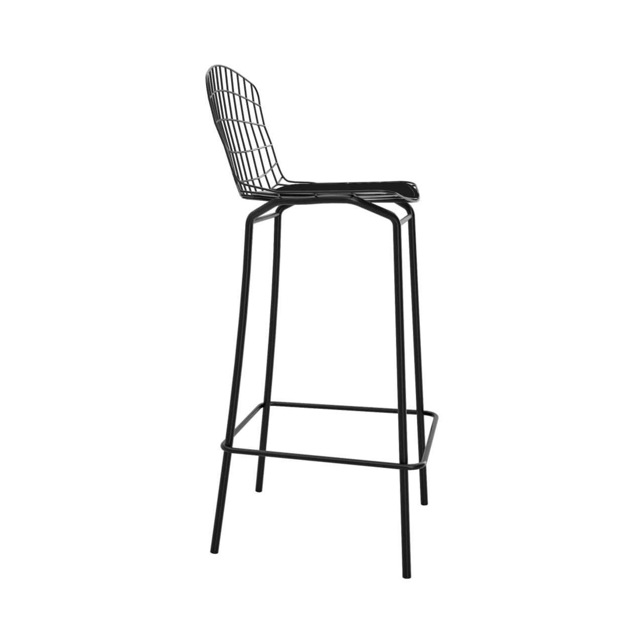 Madeline Barstool in Black (Set of 3)