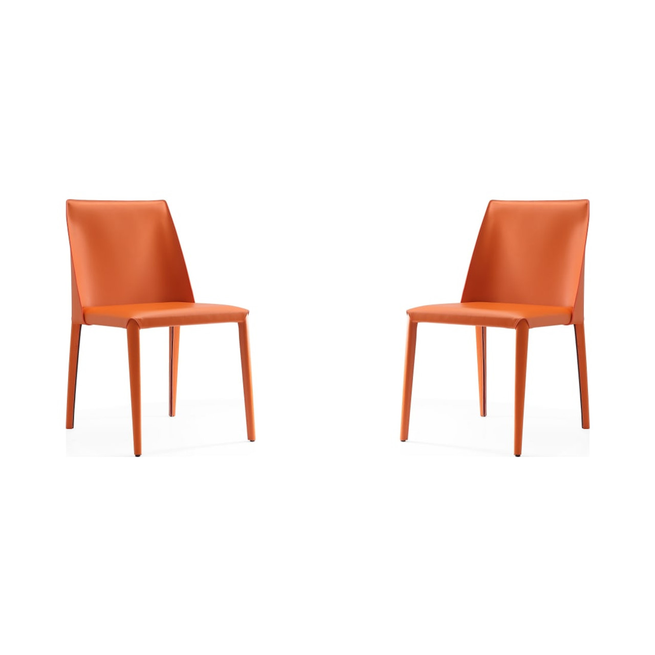 Paris Dining Chair in Coral (Set of 2)