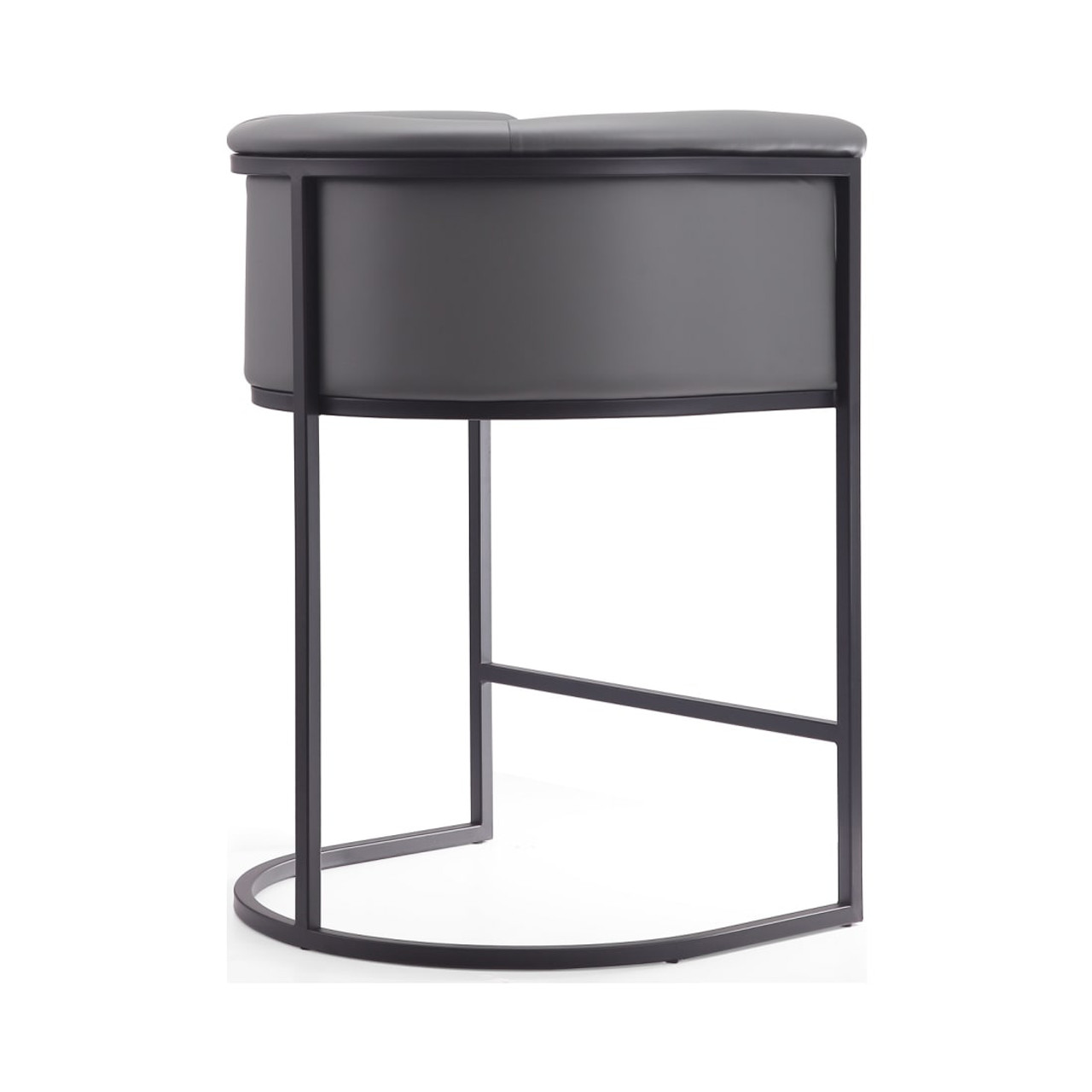 Cosmopolitan Counter Stool in Gray and Black