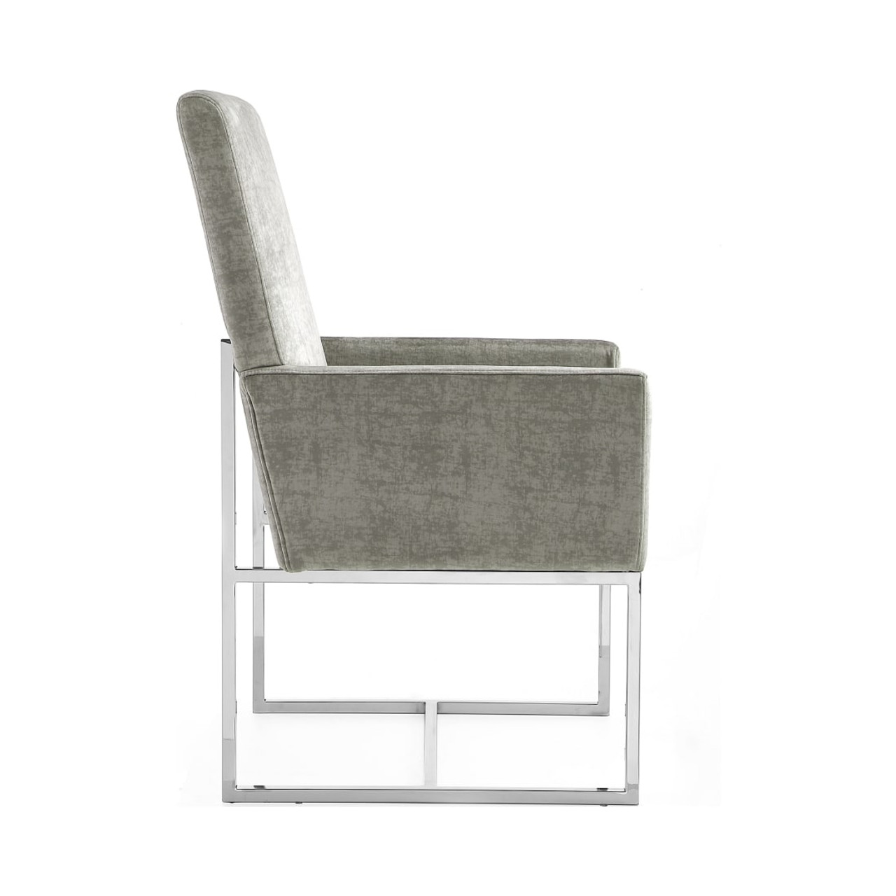 Element Dining Armchair in Steel