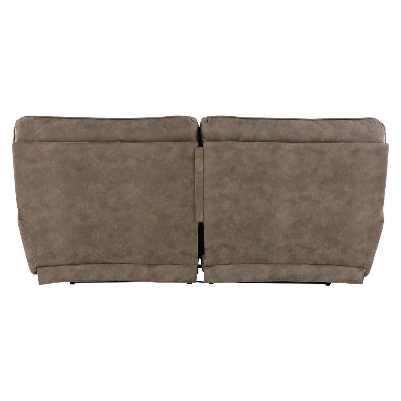 Harrison Coffee Faux Leather Reclining Sofa