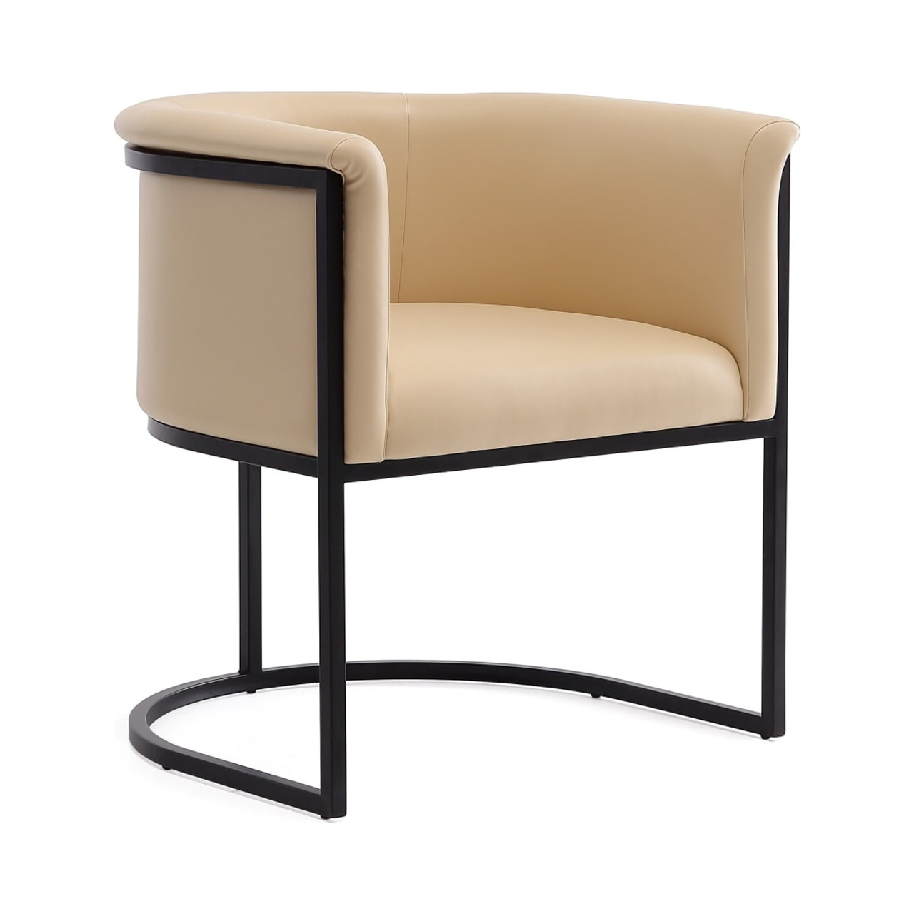 Bali Dining Chair in Tan and Black (Set of 2)