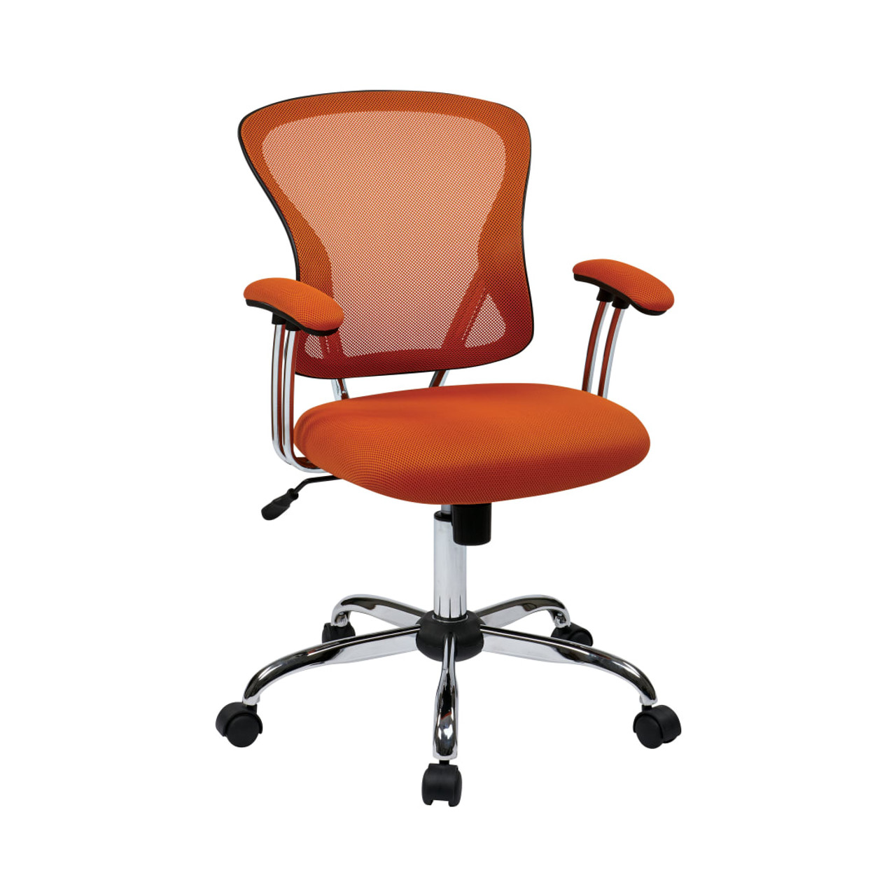 Juliana Task Chair - Orange Mesh  Seat