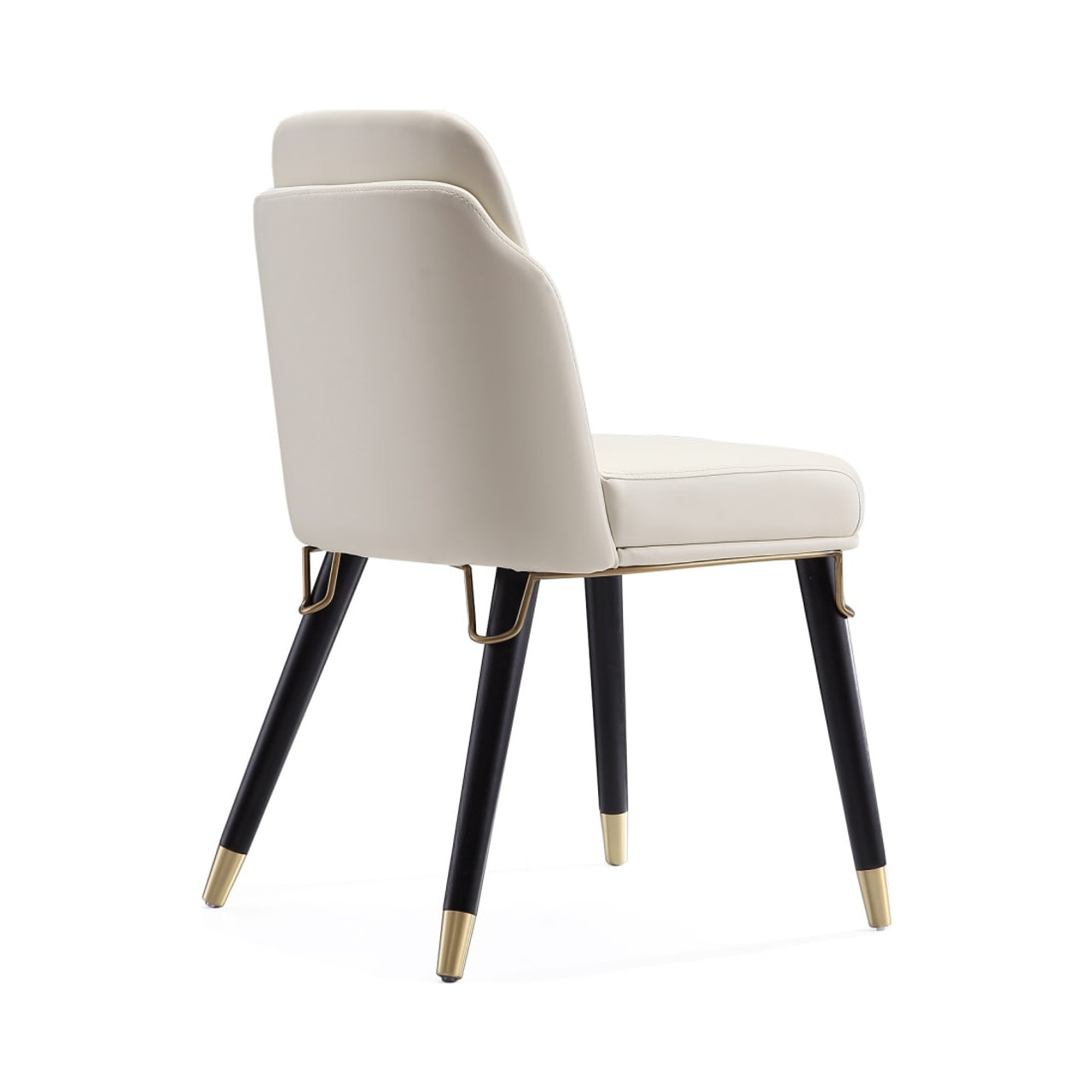 Estelle Dining Chair in Cream and Black (Set of 2)