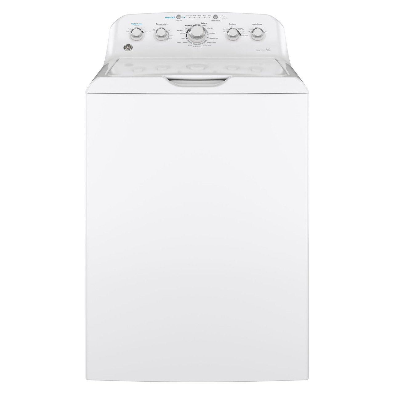 GE® 4.5 cu. ft. Capacity Washer with Stainless Steel Basket - GTW465ASNWW