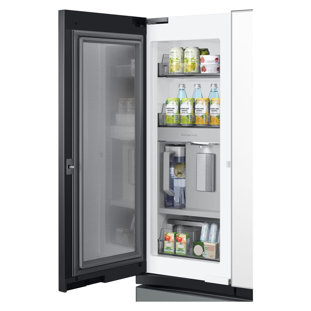 Samsung Bespoke 29.8-cu ft French Door Refrigerator with Dual Ice Maker and Door within Door - RF30BB69006M