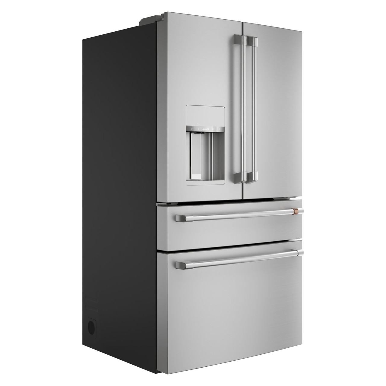 Cafe 27.8 cu. ft. Smart 4-Door French Door Refrigerator in Stainless Steel, ENERGY STAR - CVE28DP2NS1