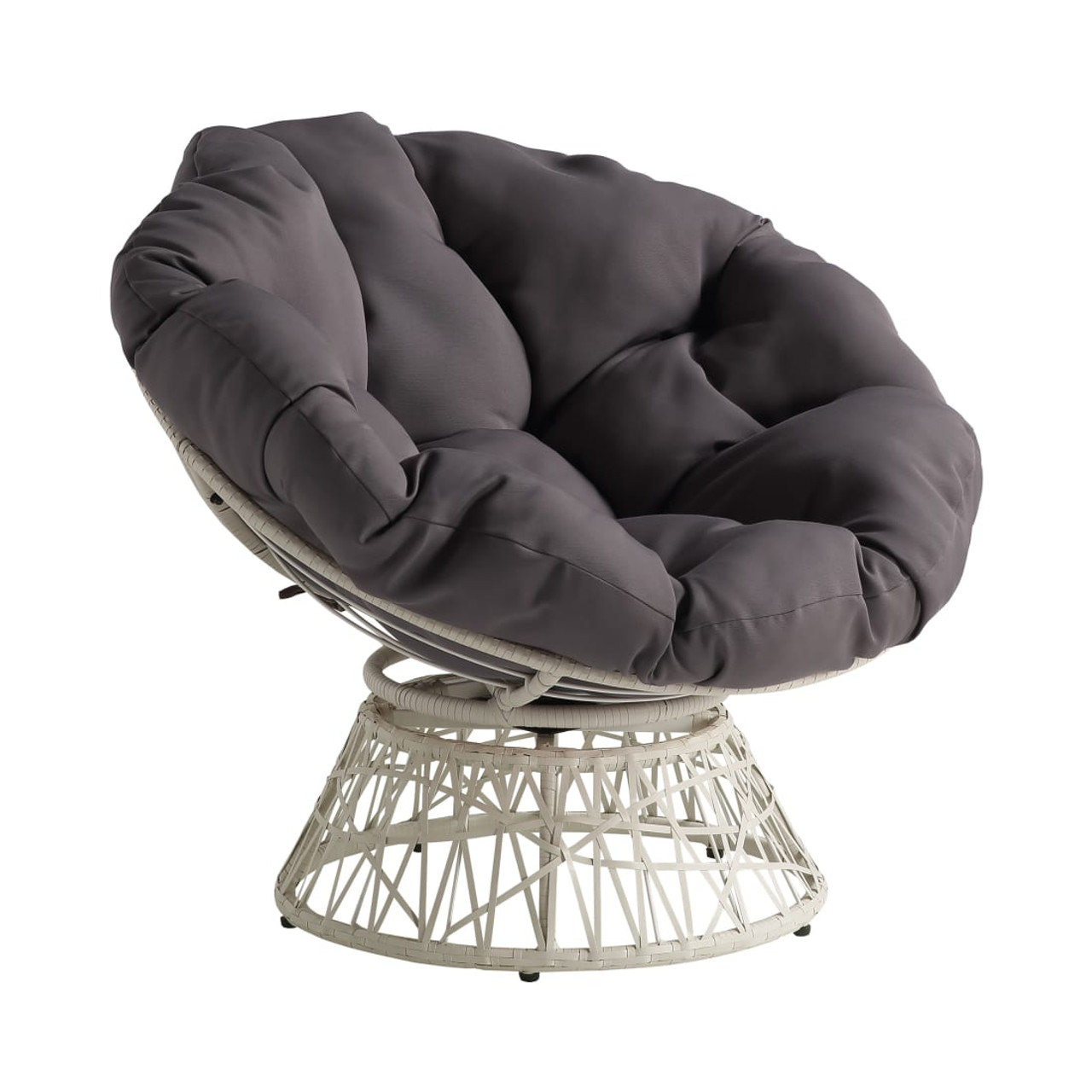 Buy Papasan Chair Gray Cream Conn s HomePlus